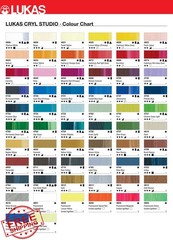 Lukas CRYL Studio Vermilion Acrylic Paint 250ml Bottle