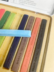 Vintage Faber-Castell Polychromos pastels 12 piece made in West Germany RARE