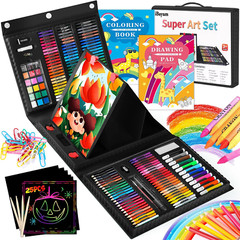 Art Kit, 251-Pack Art Supplies Drawing Kits, Arts and Crafts Gifts Box for Kids
