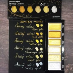 Kuretake Gansai Tambi Starry colors 6 color set