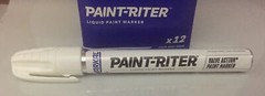 (12-Pk) Markall Valve Action Fine Point Tip Paint Marker White 96820