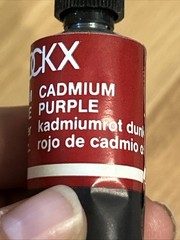 BLOCKX Cadmium Purple Pourpre Purper Oil Color 35ml New Old Stock Vintage 23.825
