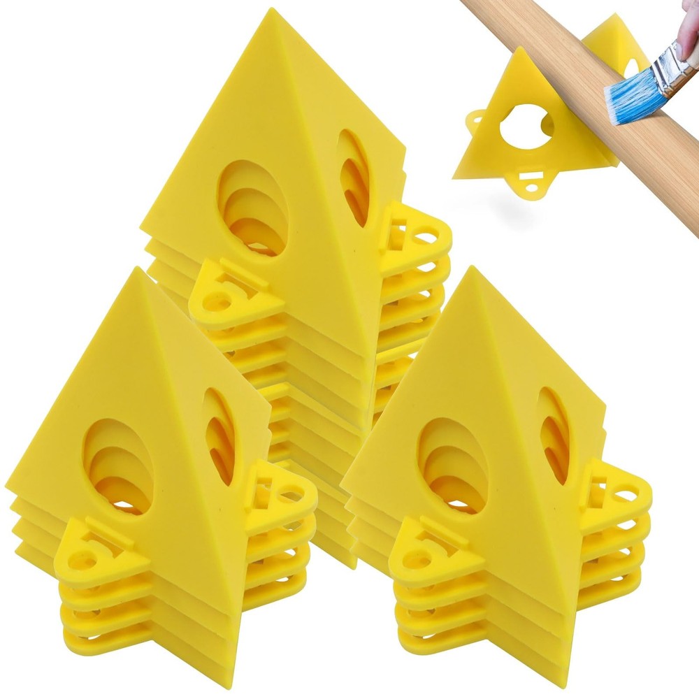 24 piece Pyramid Stand Painting Premium Plastic Paint Triangle Locking System