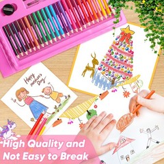 Kit de Arte Completo 335 PCS para Dibujo y Pintura Set Utiles Ninos Niños NEW US