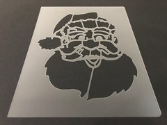 Santa #5 Stencil 10mm or 7mm Thick, Christmas, Santa, Snow Flake, Holiday,