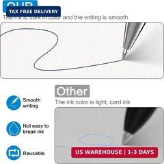 Magic grooved kids book disappearing ink pen, 2 transparent pen barrels, 25 repl