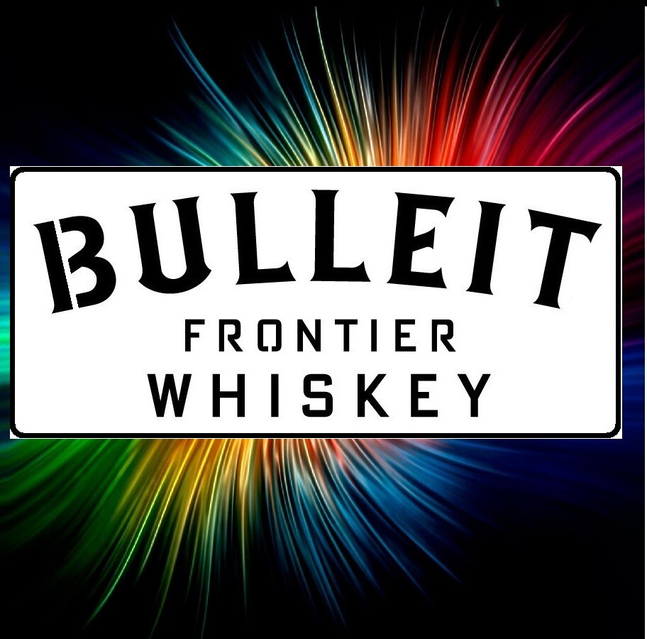 BULLEIT BOURBON FRONTIER WHISKEY AIRBRUSH, PAINT TEMPLATE ART STENCIL