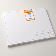 Clearprint 1000H Design Vellum 17×22 Engineer Title Block 16 lb 100% Cotton 10pk