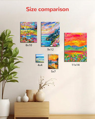 Canvas Boards 36 Pack, 9X12 Inch White Blank Painting Canvas Panels, 100% Cotton