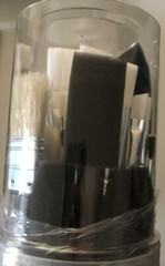 40 Piece Art Paint Brush Set and Storage Container Synthetic Bristle ArtSkills