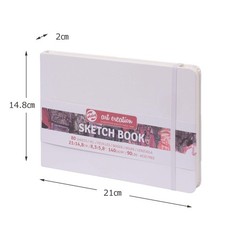 Talens Art Creation Sketchbook White 14,8X21 cm, 140 Grams Office Product