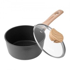 1.5 QT Saucepan, Nonstick Saucepan with Tempered Glass Lid, Multipurpose Coo…