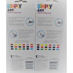 Loew Cornell Simply Art Watercolor Pencils Double Pack, 36 Count