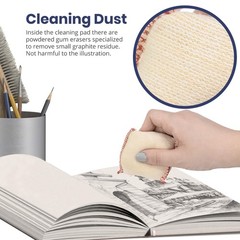 Pacific Arc Dry Cleaning Pads Small for Drafting, Art, Office Product