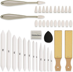 38 PCS Sketch Drawing Tools – Blending Stumps and Tortillions Set Blending Tools