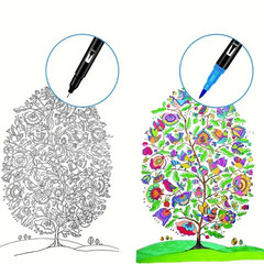 120 Colour Brush Dual Tip Art Markers With Case