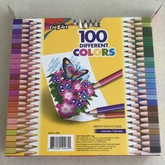 Cra-Z-Art Colored Pencils 100 Assorted Colors 1 Pencil Missing