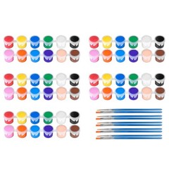 5 Pack Mini Acrylic Paint Set,12 Colors Acrylic Paints Strips for Kids&Adults…