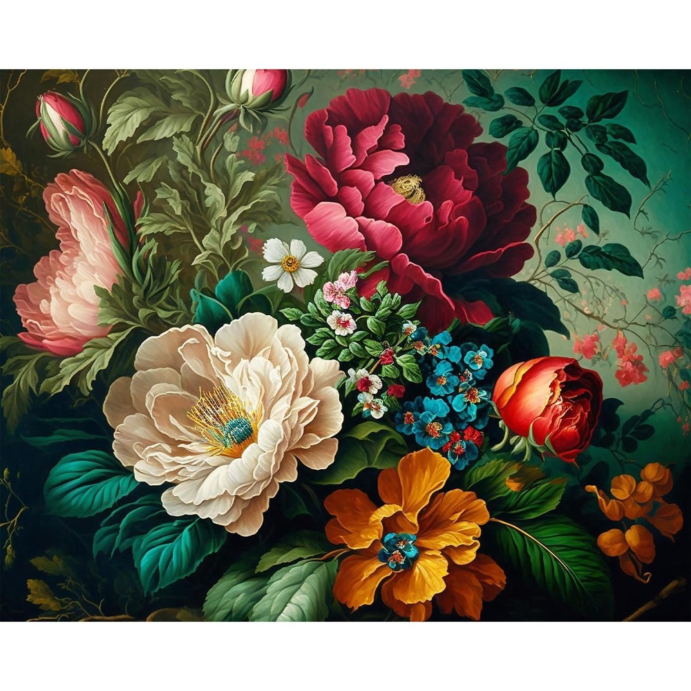 Arttoplus Flower Paint by Numbers Kit for Adults 16X20inch, MT12500-US