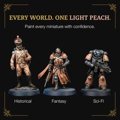 Miniature Paint Light Peach Color 18ml Dropper Bottle, Professional Acrylic P…