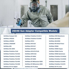 SuperDi 26046 PPS 2.0 Spray Gun Adapter #S15/ 19 Thread BSP/3/8 Inch Male Com…
