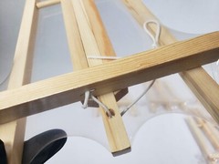 ESRICH 24 Pack 11.8″ Wood Easels Small Tabletop Display Stand Easel for Painting