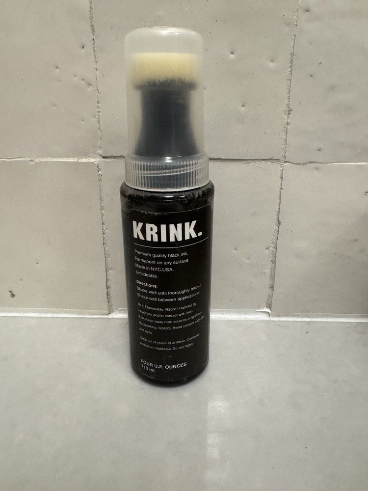 Vintage KRINK Black 4oz Mop Marker