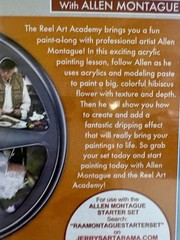 Reel Art Academy Acrylics Training DVD Floral Run and Drip Allen Montague New