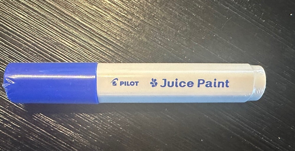 Blue Juice Paint Pilot Marker /water Based Pigment Ink M 1.4 mm.