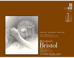 Strathmore 400 Series Bristol, 2-Ply Smooth, 18″x24″ 18×24, 2 Ply