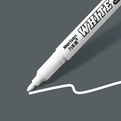 3pcs White Waterproof Permanent Paint Marker Pens for Metal Wood Fabric