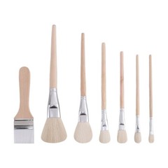 7 Pcs Mop Brush for Acrylic Painting Gilding Brush Versatile Mop Brushes1071