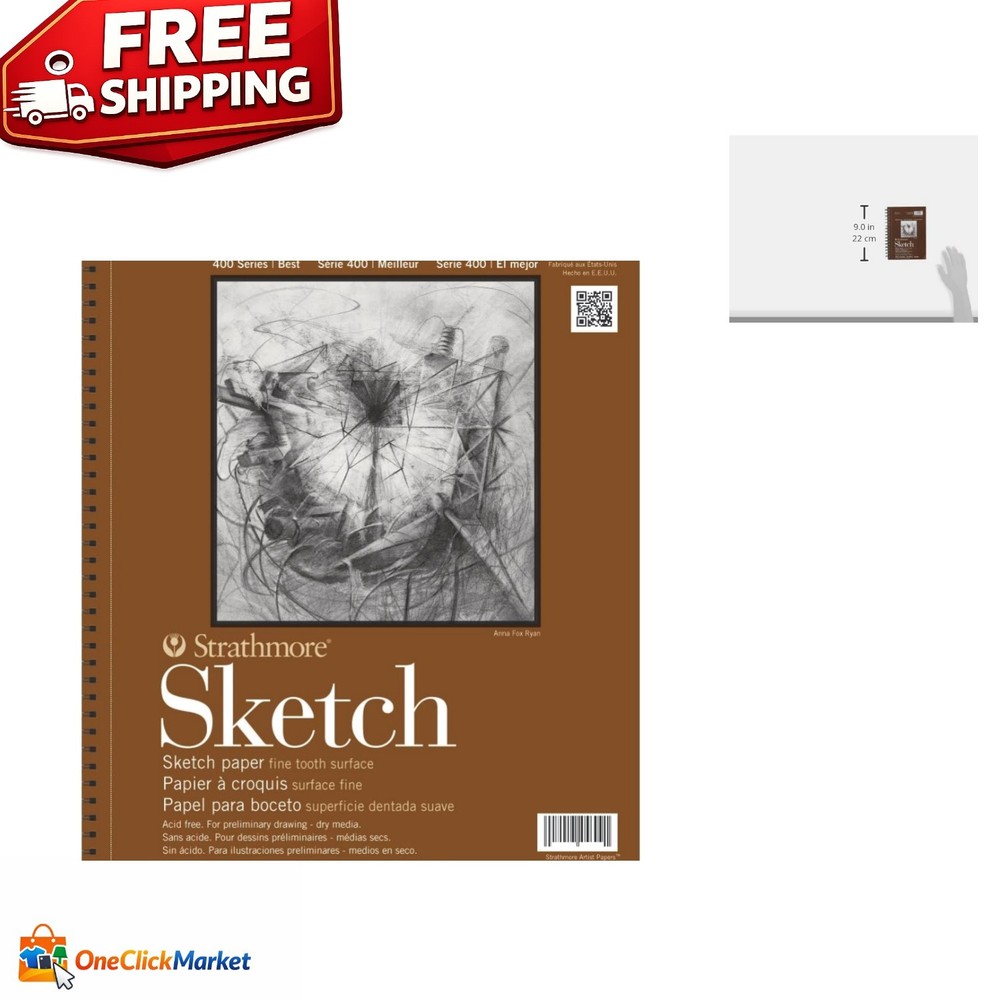 Versatile 5.5×8.5 Artist Sketchbook, 100 Sheets for Drawing & Illustration