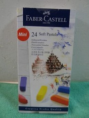 Faber-Castell 24 Soft Pastels Artists Students Drawing Shading Art NEW SEALED
