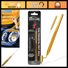 Precision Touch Up Paint Applicator Pen | Fine Line Fluid Writer | .5mm Brass Ti