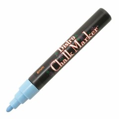 480-F3 Marvy Bistro Chalk Marker, Fluorescent Blue, 6mm Broad Point, Pack of 1
