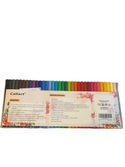 Caliart 34 Dual Tip Art Markers Water-based Fine Liner Colors