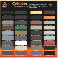 Stove Bright High Temp Spray Paint, Satin, 12 ounce, 6195 – Metallic Mahogany