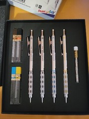 Pentel Arts GraphGear 1000 Premium Mechanical Pencil Set 26196 PG1000BXSET