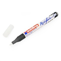 Edding Permanent Acrylic Paint Marker Pens – Creative Set Pack of 12 + A4 Pad