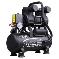 MZB 2.4 Gallon Ultra Quiet Air Compressor 110V/60Hz 1.2HP 5.65CFM, MZB-850H-9