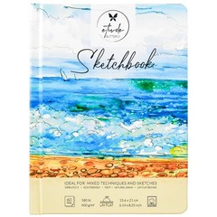 Mixed Media Sketch Book Hardcover 60 Pages Thick 400 GSM / 180 lb Acid Lay Fl…