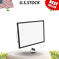 a2 artist tracing light box copy table, dimmable 5000 lux art light pad for draw