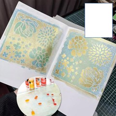 Gel Print Plate Supplies A5 Easy to Use Practical Durability Premium Portable