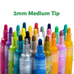 Paint Markers Pens Acrylic Pen, 24 Colors Acrylic Pens Medium Tip for Rocks, …