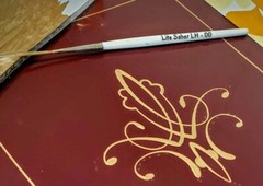 PROS KNOW ~ Long Handle # 00 Lite Saber PREMIUM BRUSH ~ Pinstriping & Scrolling