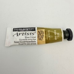 Daler-Rowney Artists Water Colour Green Gold 373 Series B 5ml Tube Paint