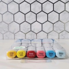 Copic Perfect Primaries Dual Tip Sketch Markers Set of 6 Plus 3 Additional