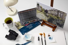 12 PCS Graphitint Pencils Metal Tin 0700802 Art Drawing Sketching Supply Box