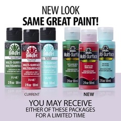 FolkArt Multi-Surface Paint in Assorted Colors (2 oz), 2934, Licorice